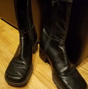 GINNI  BINI black leather boots